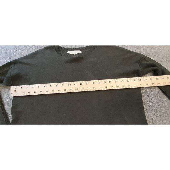 Brochu Walker Womens S Olive‎ Green Long Sleeve Knit Sweater Top - Picture 13 of 14